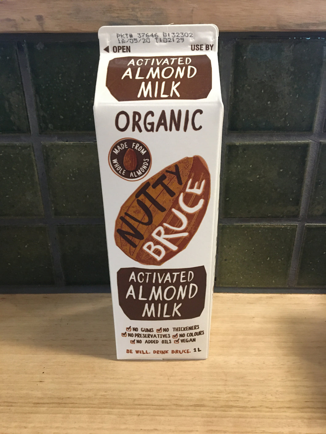 Nutty Bruce Activated Almond Milk 1L