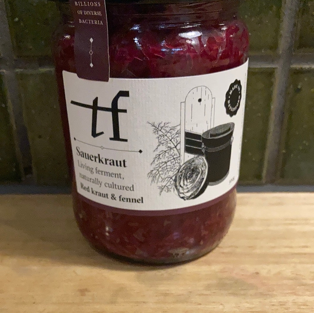 The Fermentary Sauerkraut Red Kraut and Fennel 500g