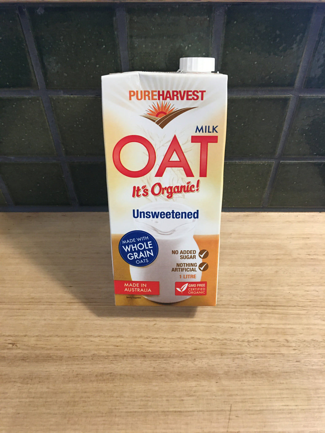 Pure Harvest Oat Milk Unsweetened 1L