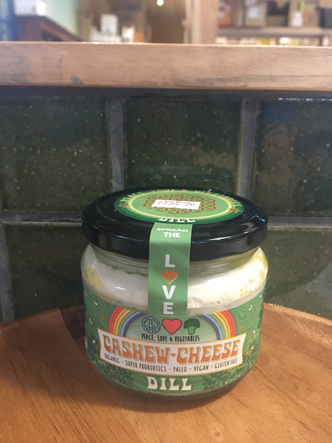 Peace Love & Vegetables Cashew Cheese Dill 300g