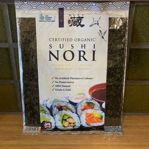 Kura Organic Sushi Nori Sheets 28g
