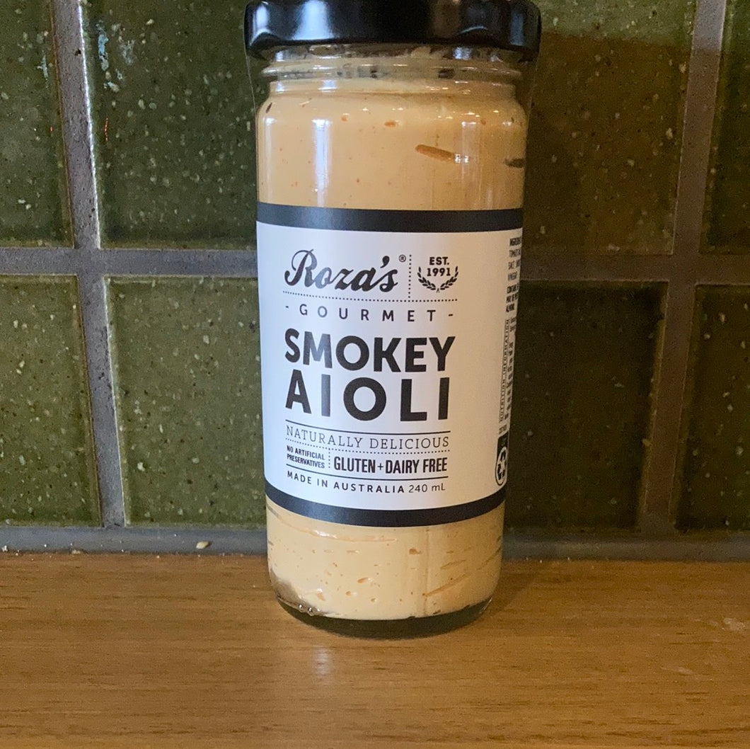 Roza's Gourmet Mayonnaise Smoky Aioli 240ml