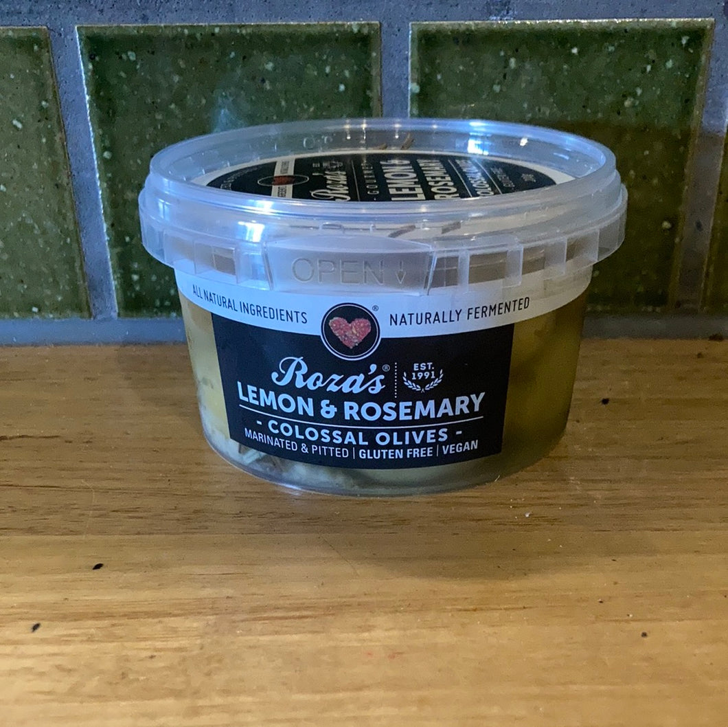 Roza's Gourmet Olives Green Lemon and Rosemary 200g