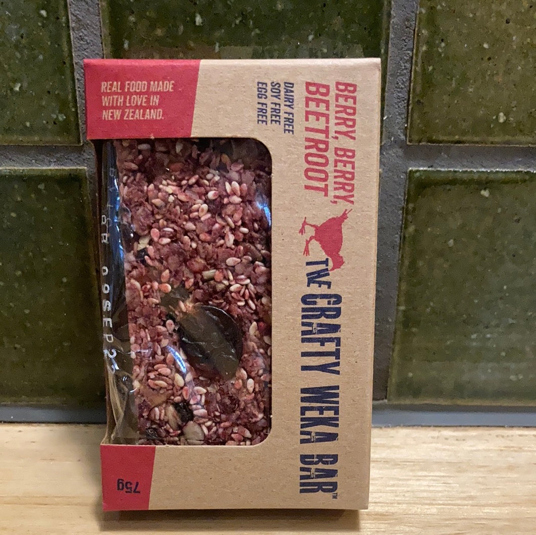 The Crafty Weka Bar Berry Berry Beetroot 75g