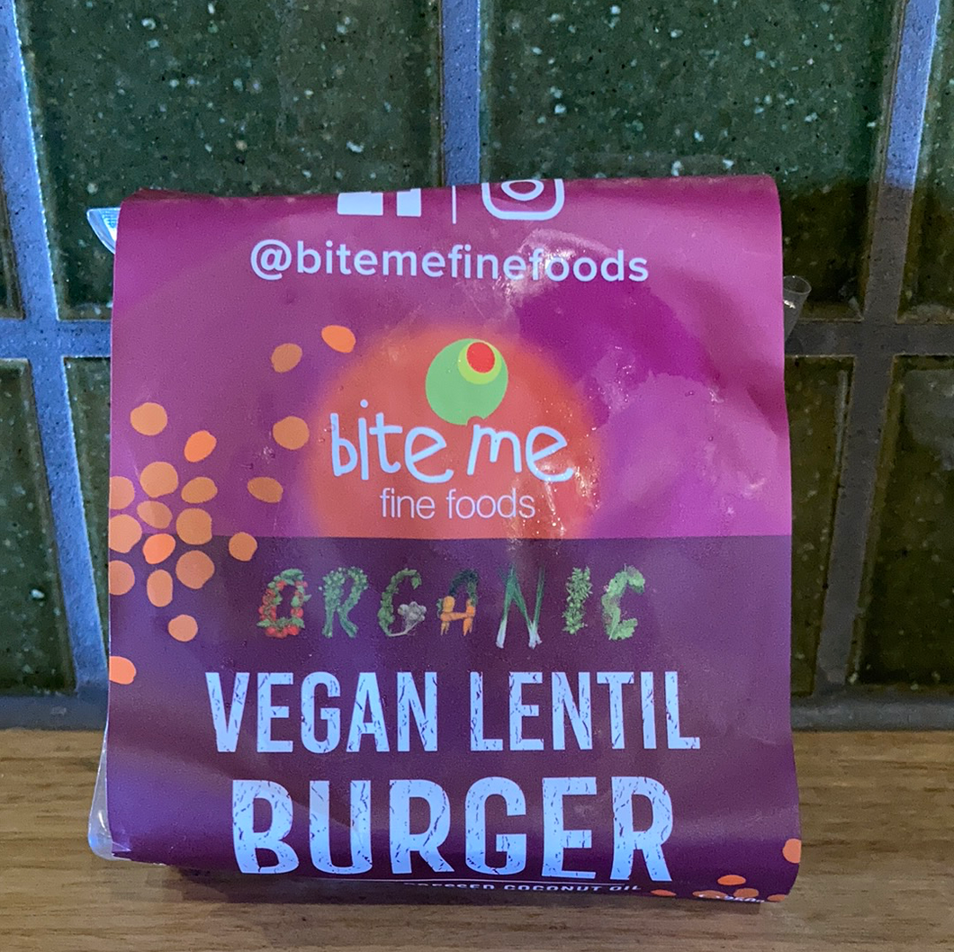 Bite Me Vegan Lentil Burger 250g