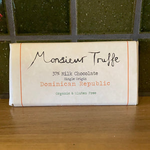 Monsieur Truffe Bar Milk 37% Dominican Republic 80g