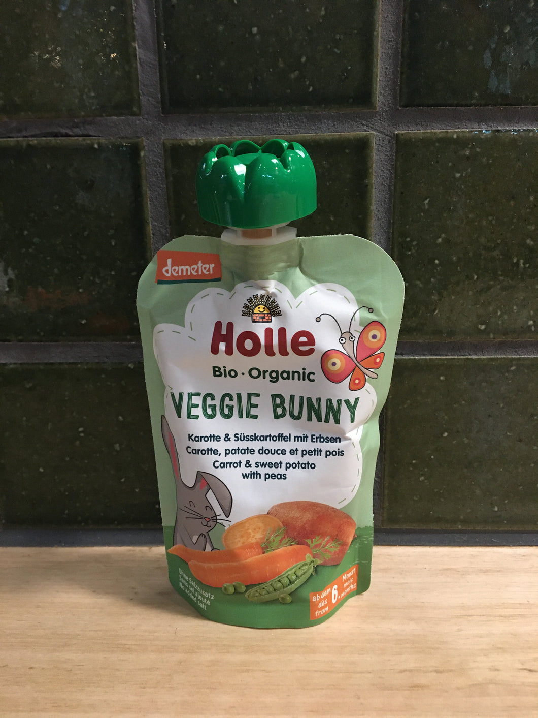 Holle Veggie Bunny Carrot Sweet Potato with Peas 100g