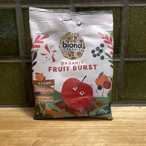 Biona Organic Fruit Bursts 75g