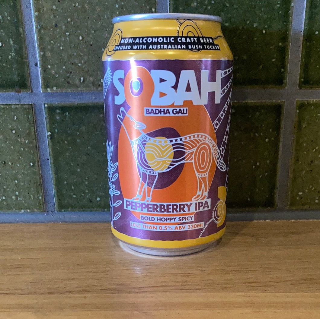 Sobah Non Alcoholic Beer Pepperberry IPA 330ml