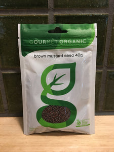 Gourmet Organic Herbs Brown Mustard Seed 40g
