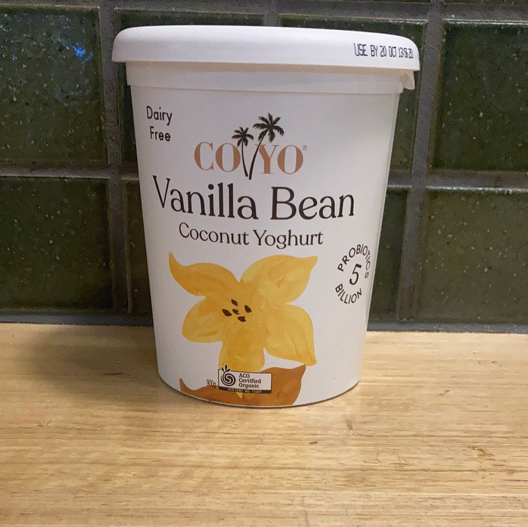 COYO Organic Coconut Yoghurt Vanilla Bean 900g
