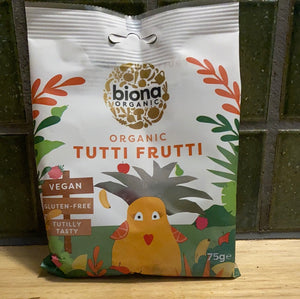 Biona Organic Tutti Frutti 75g