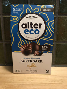 Alter Eco Truffles Dark Chocolate Superdark 108g