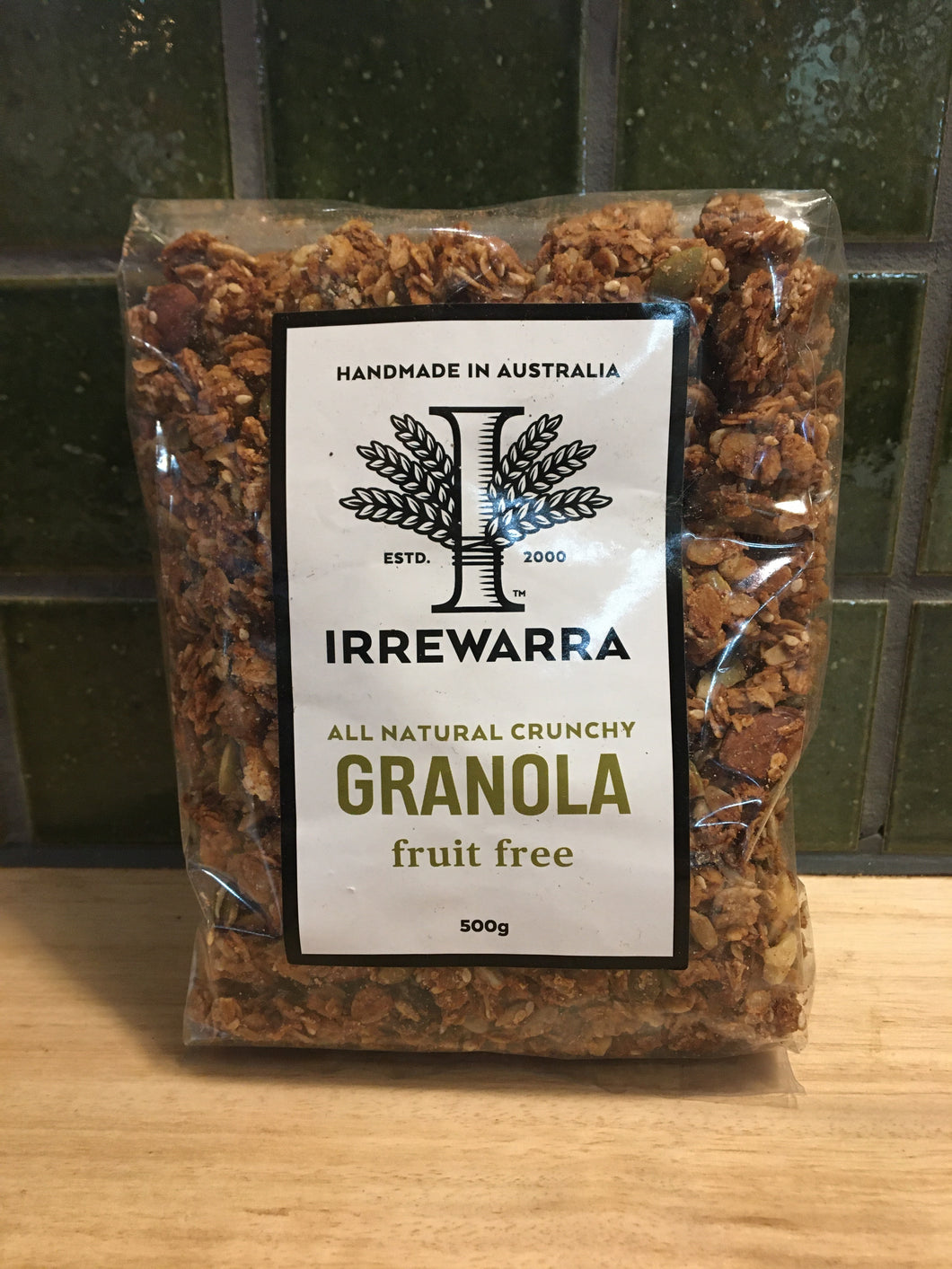 Irrewarra Granola Fruit Free 500g