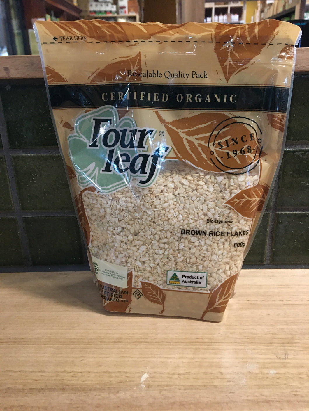 Four Leaf Brown Rice Flakes 800g