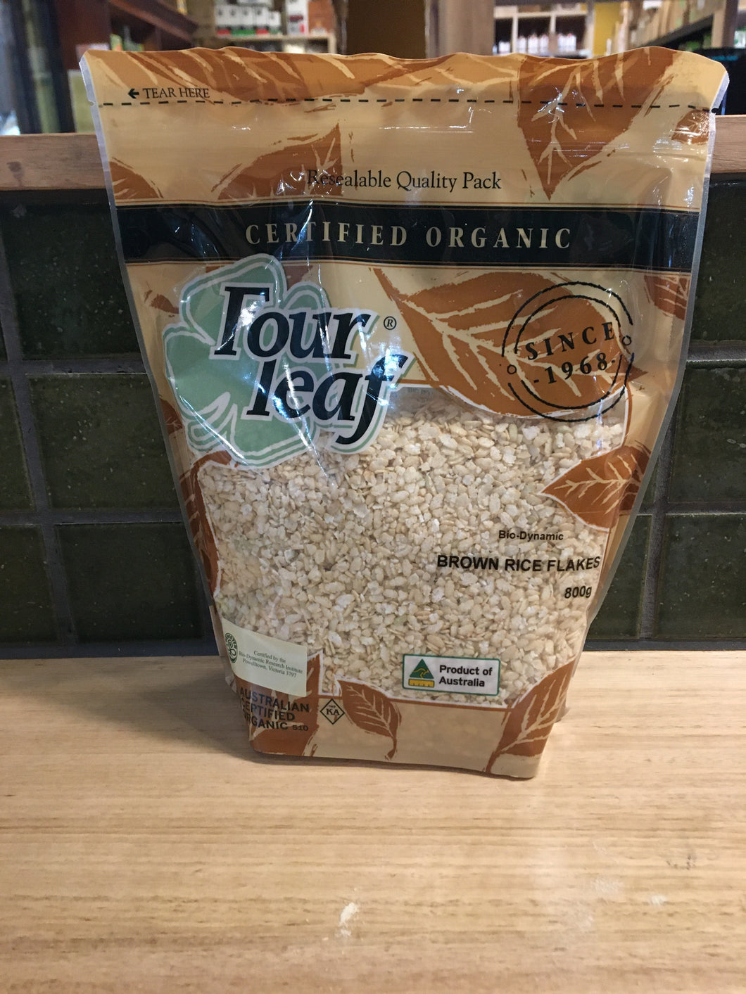 Four Leaf Brown Rice Flakes 800g