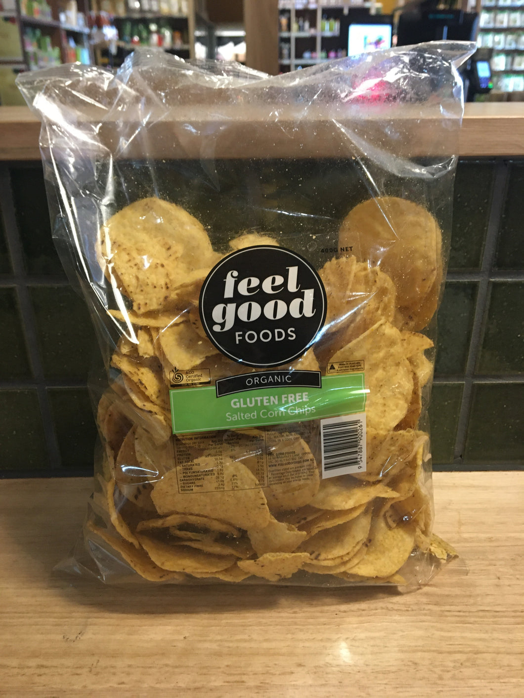 Feel Good Foods Cornchips Plain 400g