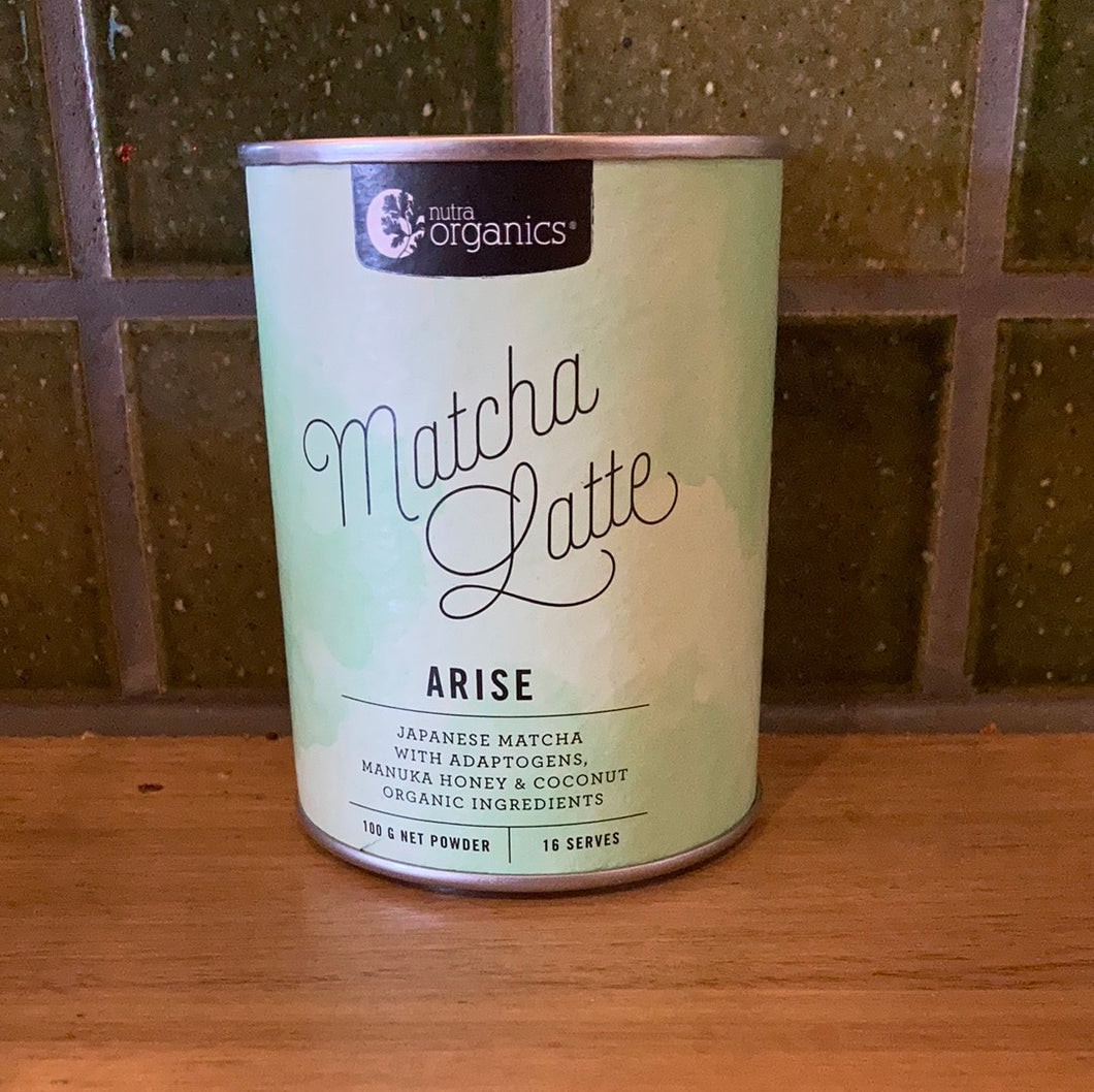 Nutra Organics Matcha Latte Arise 100g