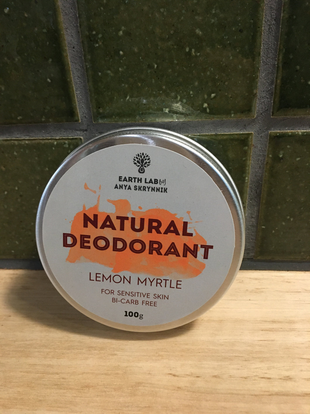 Earth Lab Natural Deodorant Lemon Myrtle 100g
