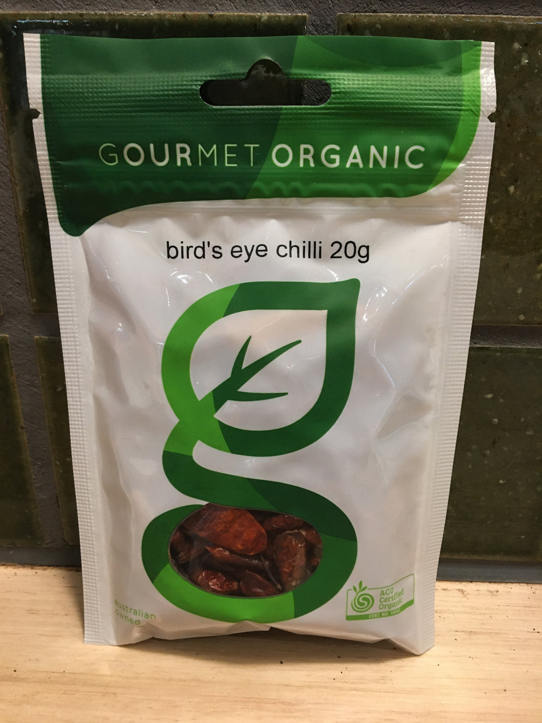 Gourmet Organic Herbs Bird's Eye Chilli 20g