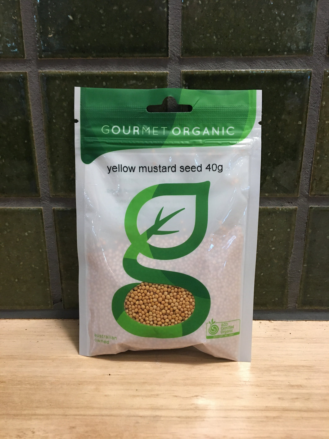 Gourmet Organic Herbs Yellow Mustard Seeds 40g