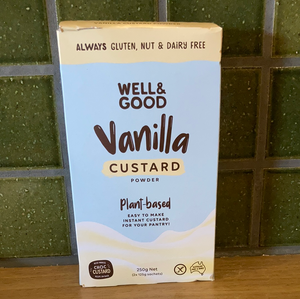 Well & Good Custard Powder Vanilla 250g