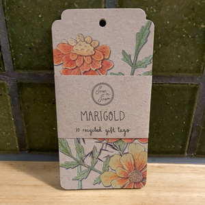 Sow N Seed Gift Tags Marigold 10pk