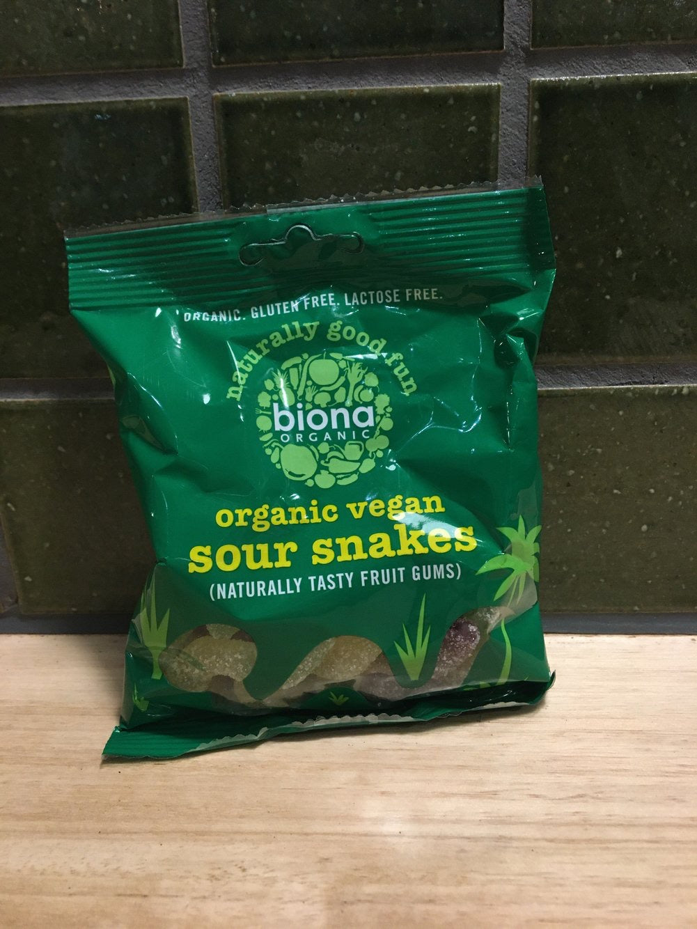 Biona Sour Snakes Vegan Organic 75g