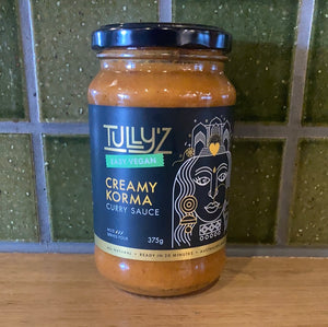 Tully'z Kitchen Easy Vegan Curry Sauce Creamy Korma 375g
