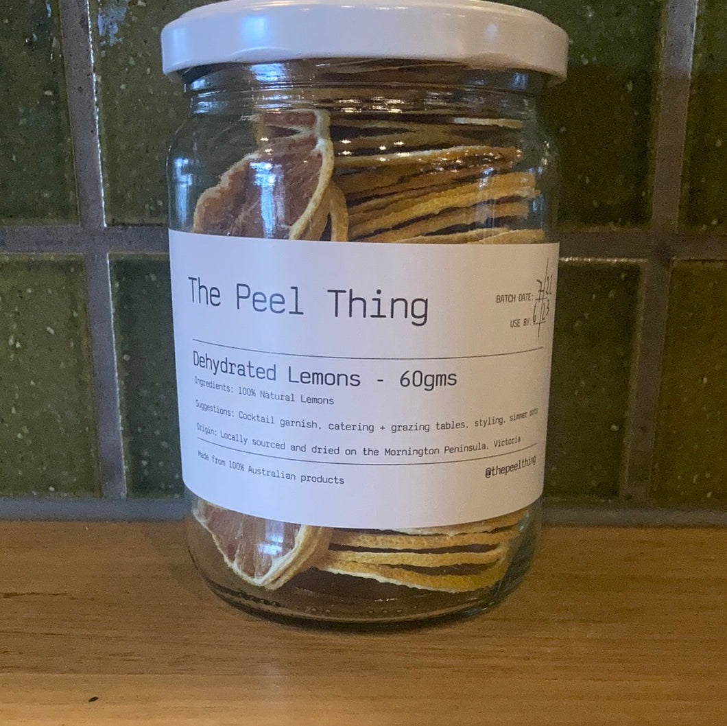 The Peel Thing Dehydrated Lemons 60g