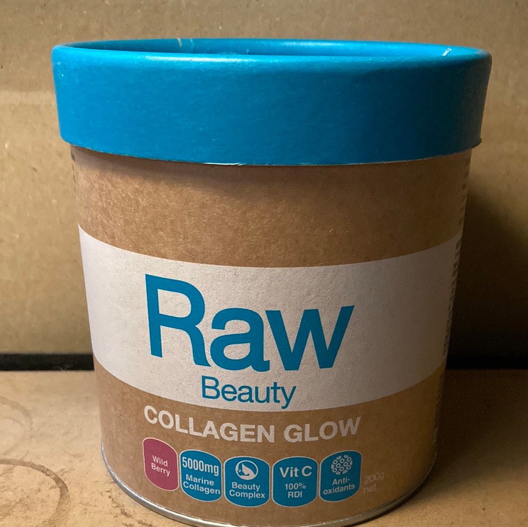 Amazonia Raw Collagen Glow Wild Berry 200g