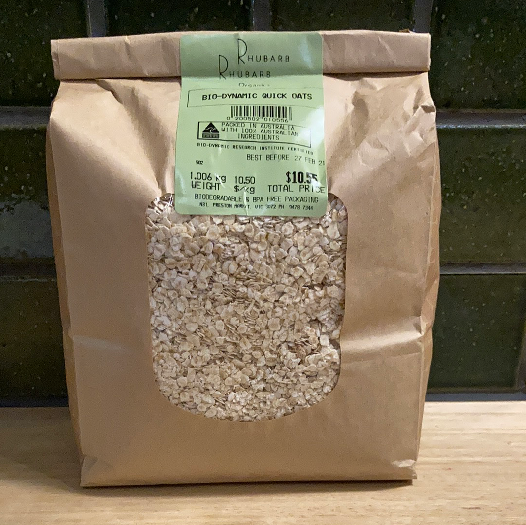 Organic Quick Oats 1kg