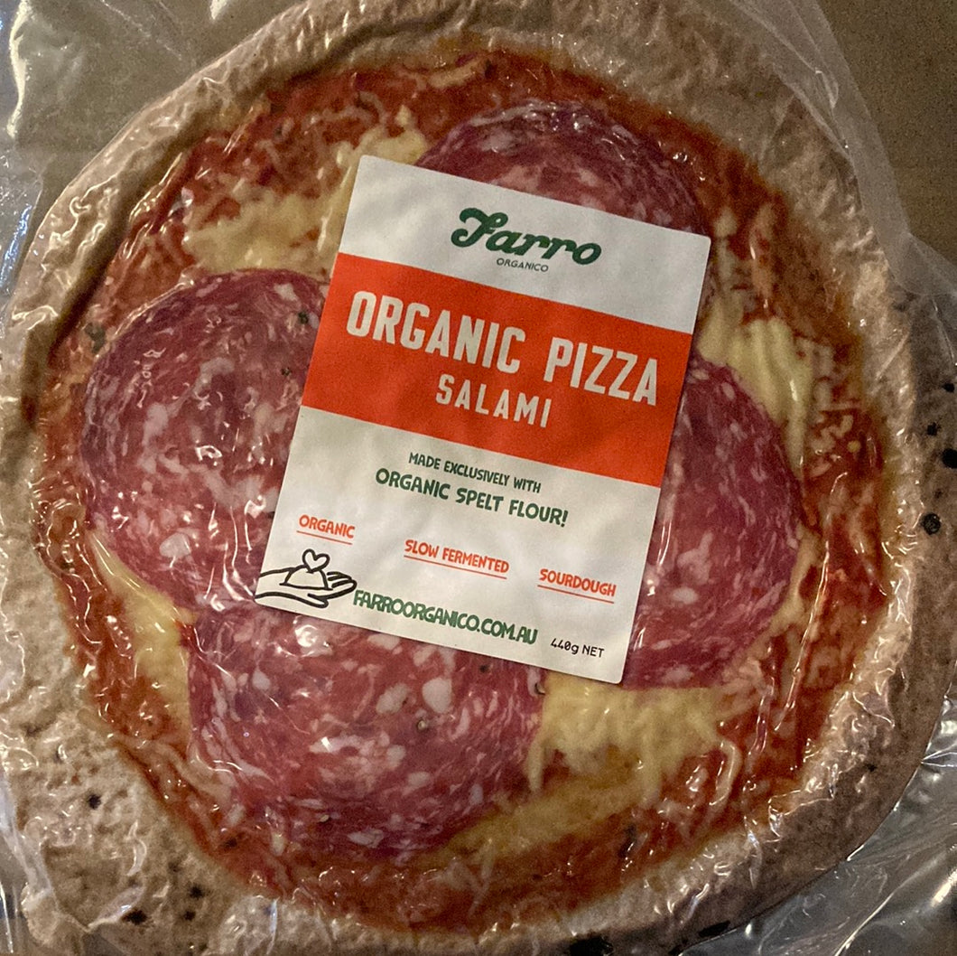 Farro Organic Spelt Salami Pizza 434g