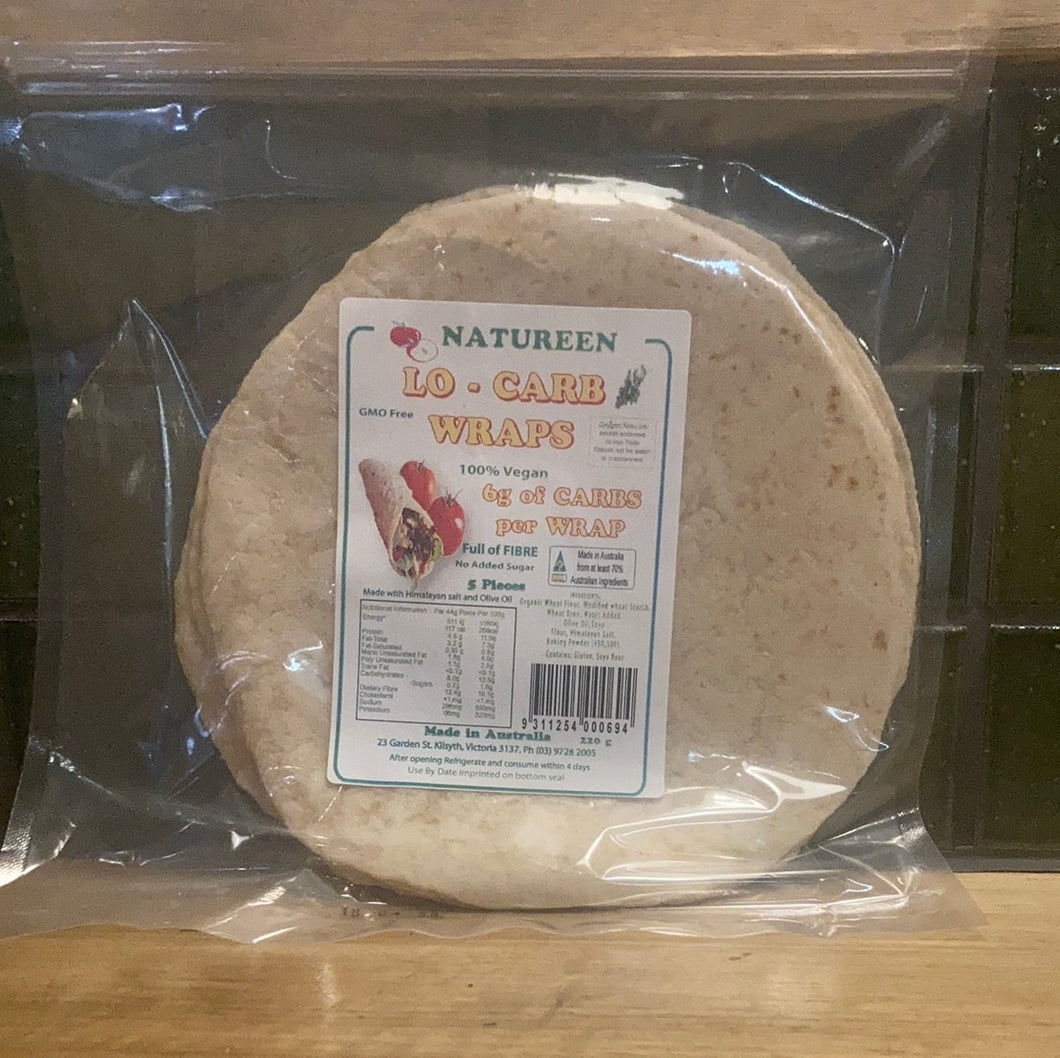 Natureen Lo-Carb Wheat Wraps 220g