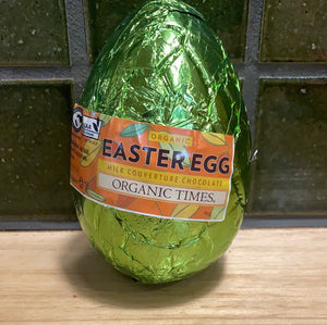 Organic Times Easter Egg Milk Chocolate 70g