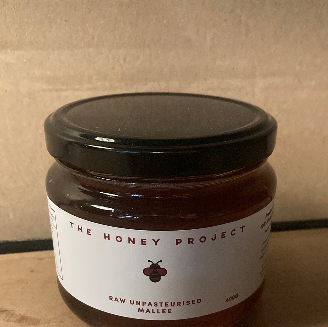 The Honey Project Mallee Unpasteurised 400g