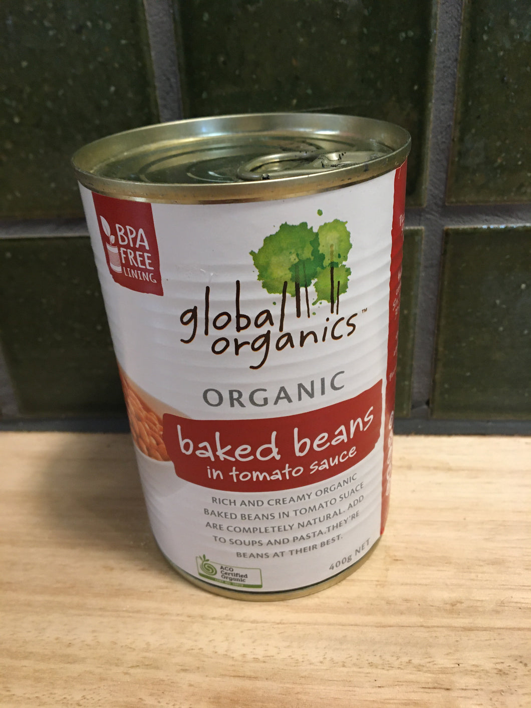 Global Organics Baked Beans 420g