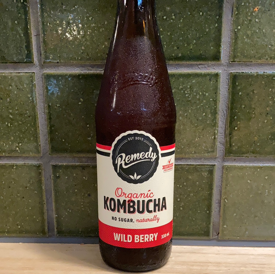 Remedy Kombucha Wild Berry 330mL