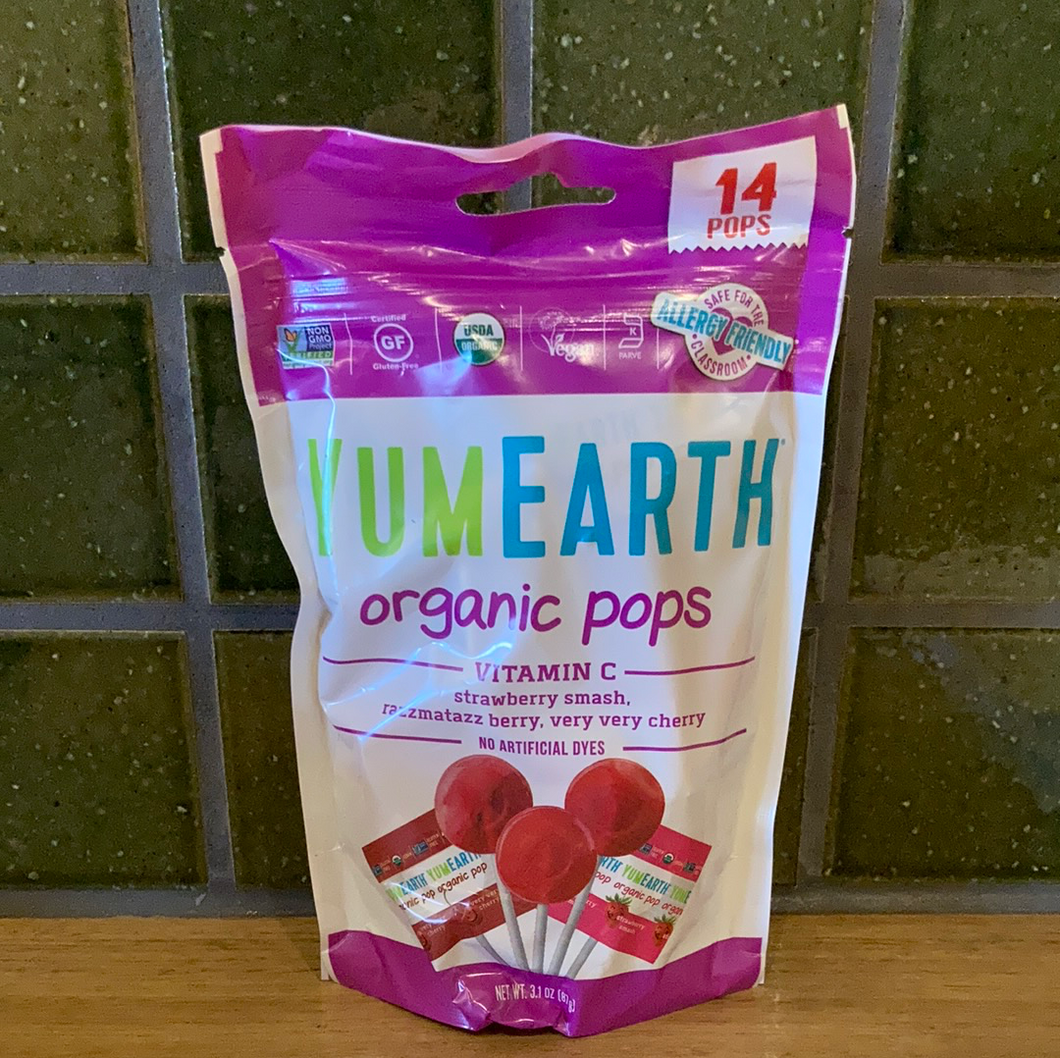 Yum Earth Organic Pops Vitamin C 85g