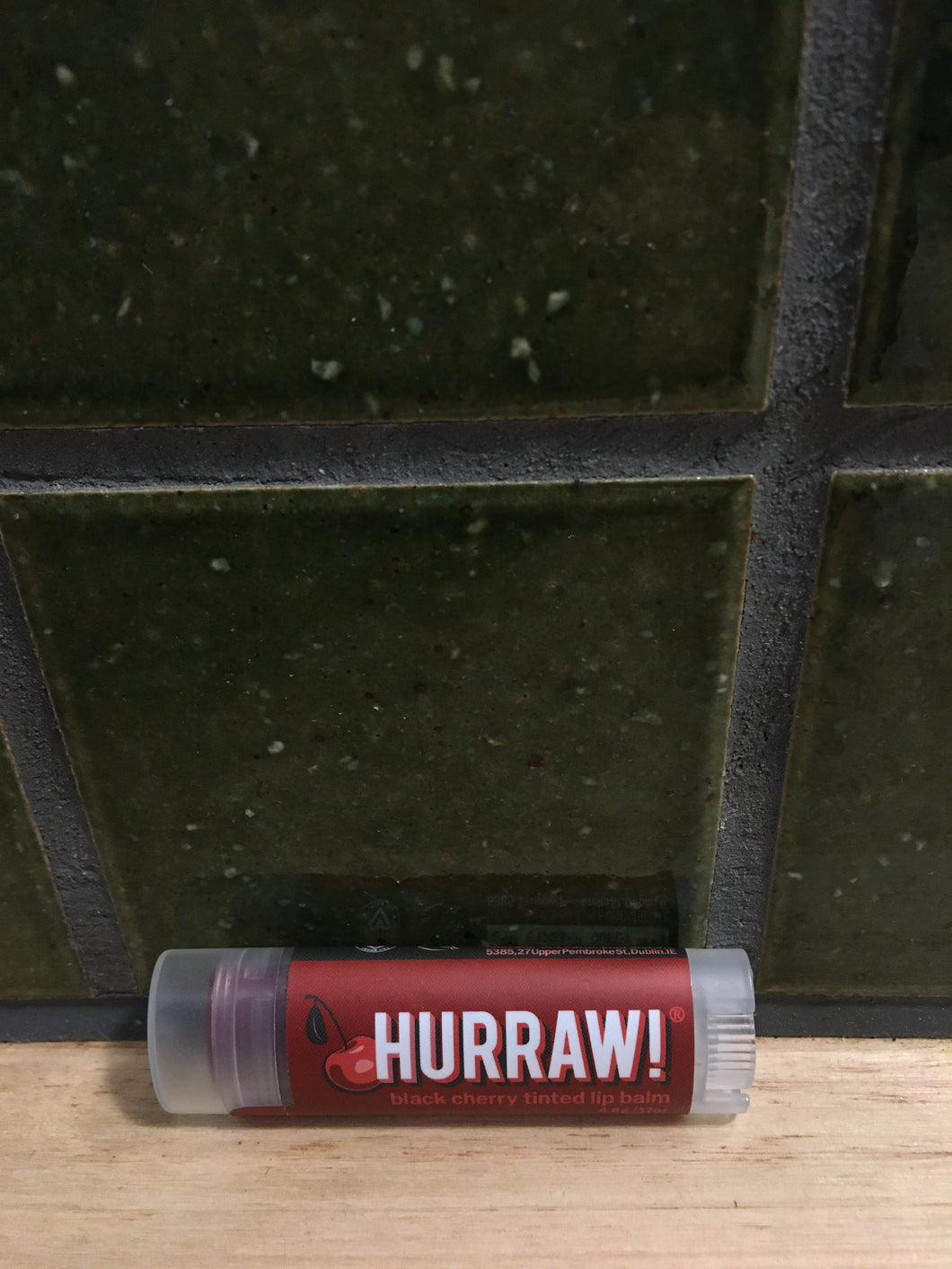 Hurraw! Black Cherry Tinted Lip Balm 4.3g