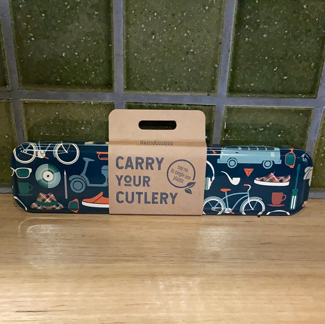 Retrokitchen Carry Your Cutlery Retro Man