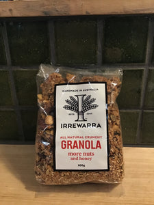 Irrewarra Granola Nuts and Honey 500g