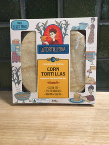 La Tortilleria Corn Tortillas 330g