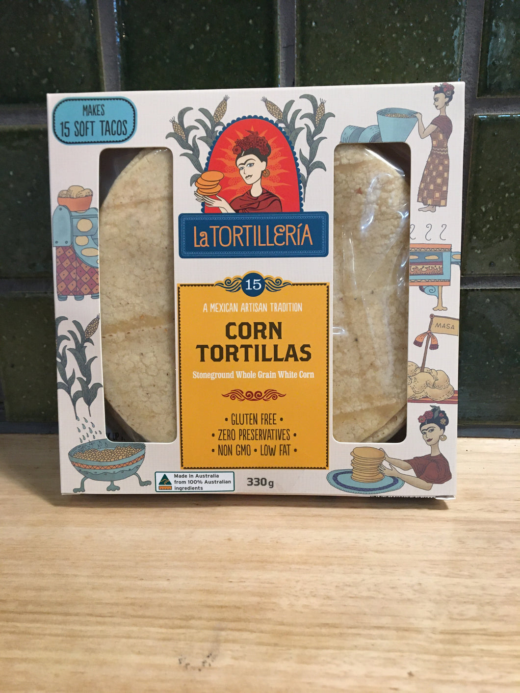 La Tortilleria Corn Tortillas 330g