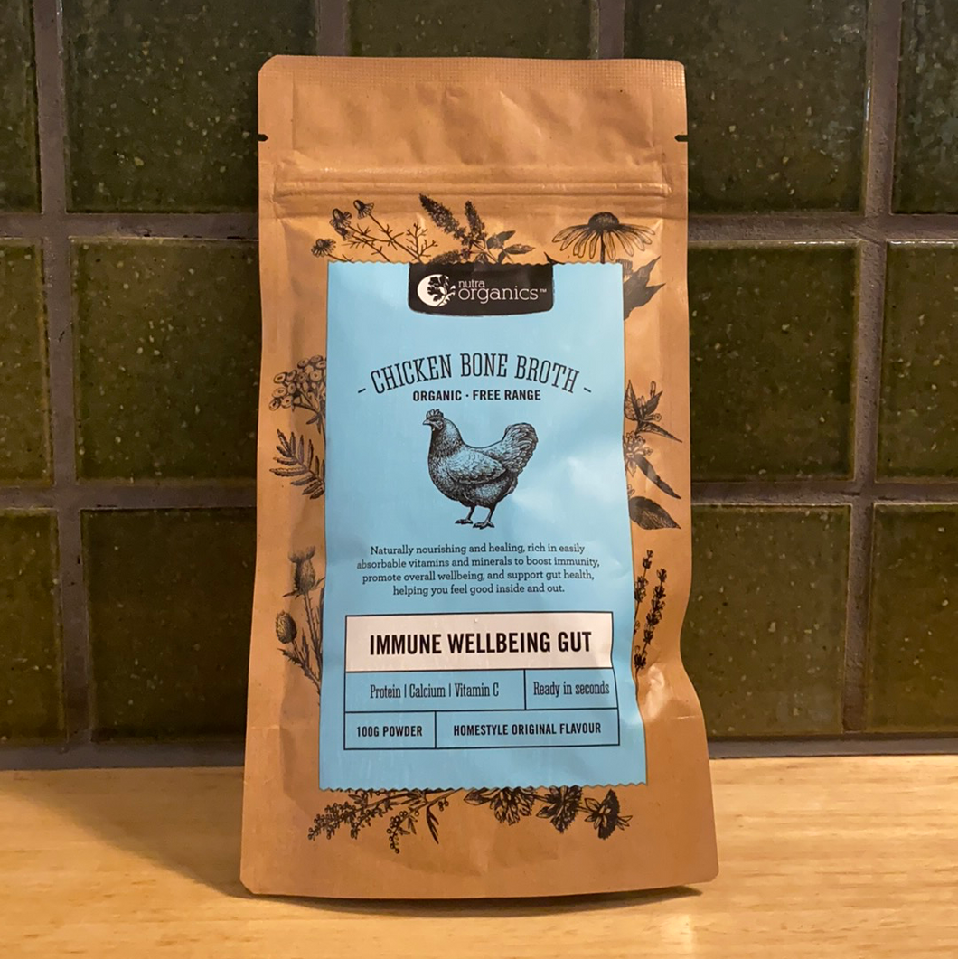 Nutraorganics Chicken Bone Broth Homestyle Flavour 100g