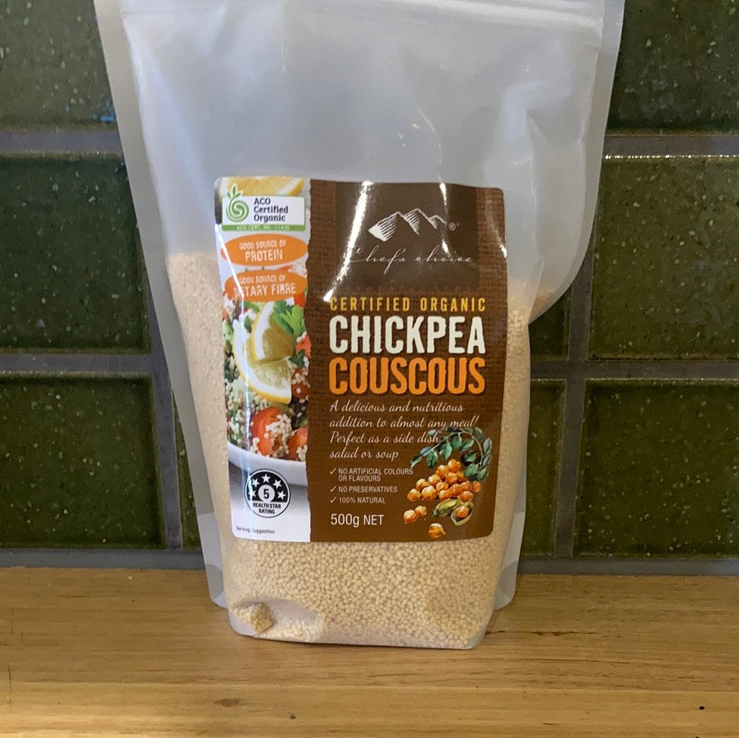 Chef's Choice Organic Cous Cous Chickpea 500g