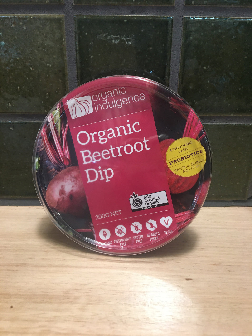 Organic Indulgence Dip Beetroot 200g