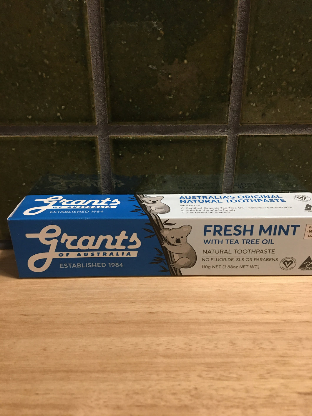 Grants Toothpaste Fresh Mint 110g
