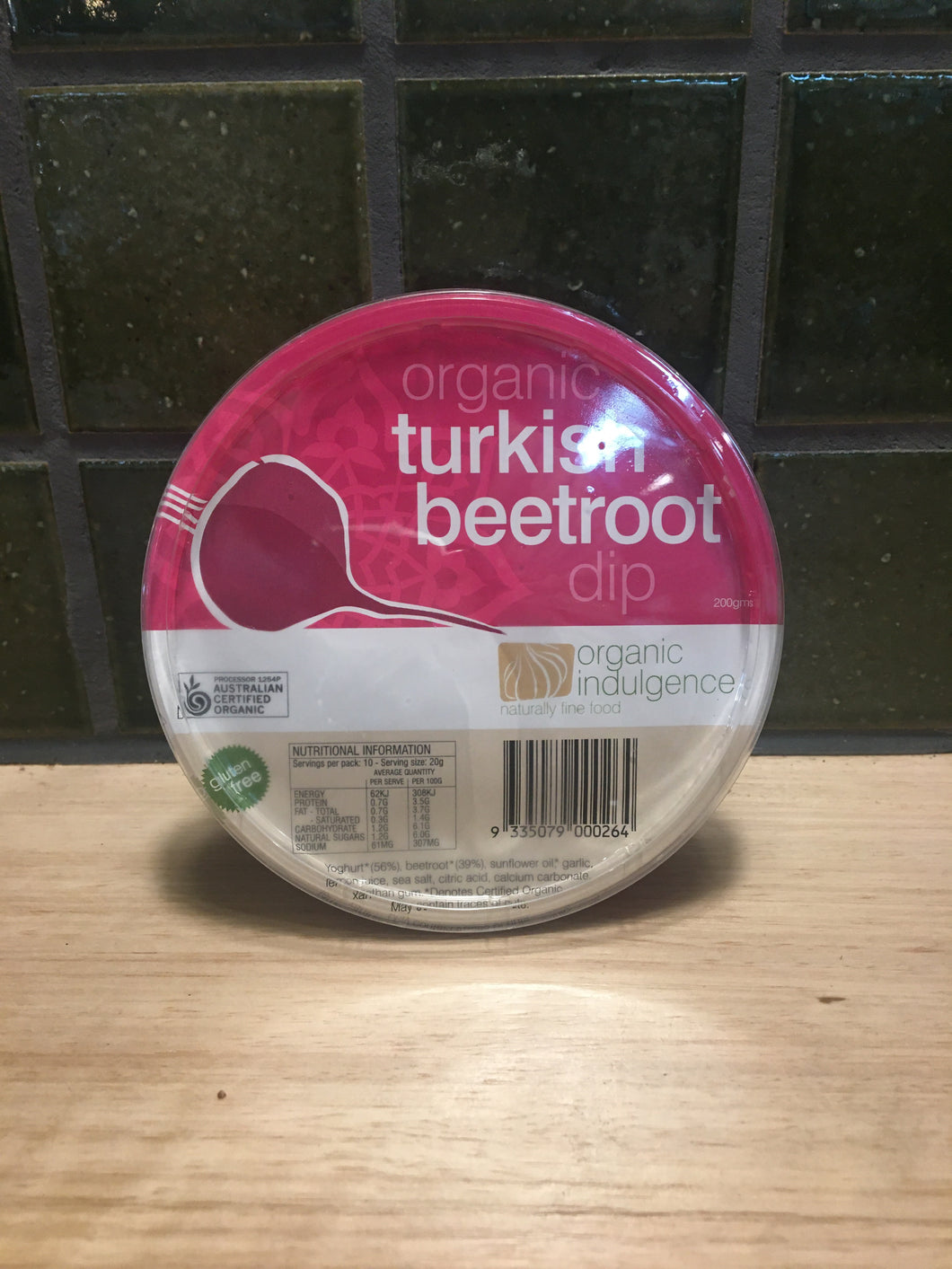 Organic Indulgence Dip Turkish Beetroot 200g