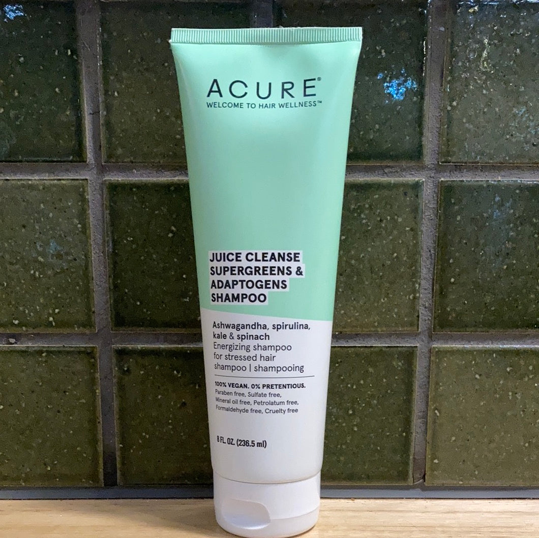 Acure Juice Cleanse Supergreens & Adaptogens Shampoo 236.5ml